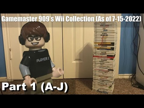 Gamemaster 909's Wii Game Collection (As of 7-15-2022) - Part 1 (A-J)