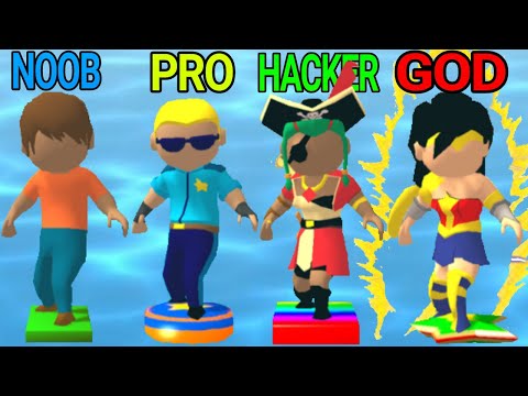 NOOB vs PRO vs HACKER vs GOD in ShortCut Run [ NEW UPDATE ]