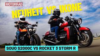 Souo S2000C vs. Rocket 3 Storm R (2026): Achtzylinder-Neuheit gegen Triumph-Ikon