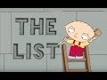 Family Guy The List Family Guy Song