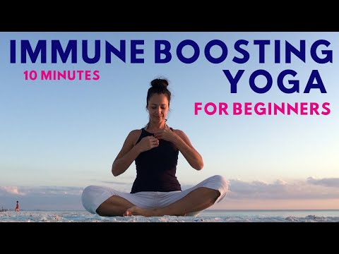 Immune Boosting Yoga for Beginners -10 minutes