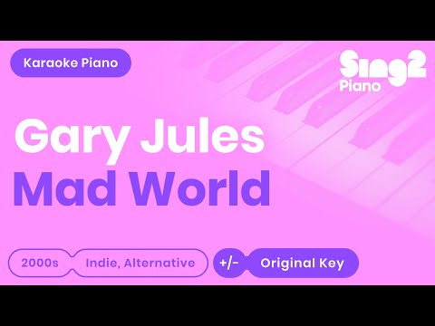 Gary Jules - Mad World (Karaoke Piano)