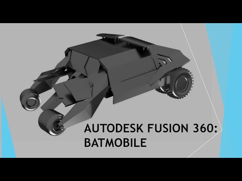 AutoDesk Fusion 360 : Batman's Tumbler II HW Blue II How to design Batman Tumbler