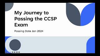 How I passed the ISC2 CCSP 2024