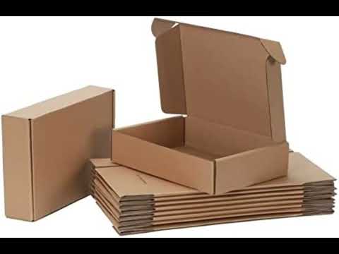 9x6x2 Shipping Boxes Set of 20, Brown Corrugated Cardboard Literature Mailer Box for Packaging