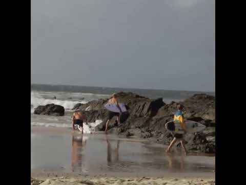 John John Florence recieves a dose of instant Karma moments after splashing K