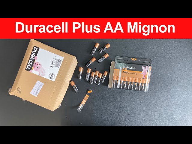 Vídeo relacionado con Duracell - NOUVEAU Piles alcalines AA Plus, 1.5 V LR6 MN1500, paquet de 12
