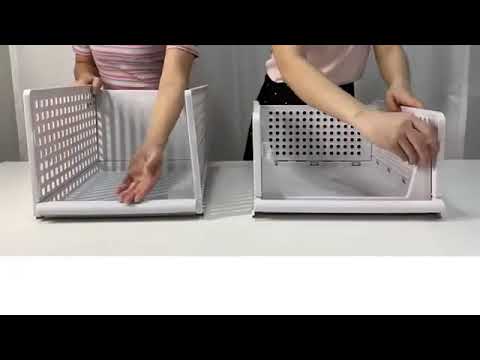 Plastic Foldable Clothes Organizer for Wardrobe Cupboard Organizer, For Household, Box Capacity 50kg