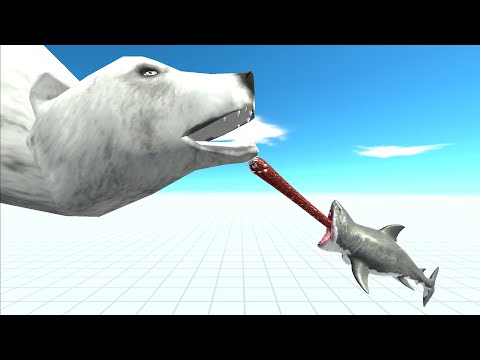 Baby Mutant Megalodon VS All Units Animal Revolt Battle Simulator ARBS