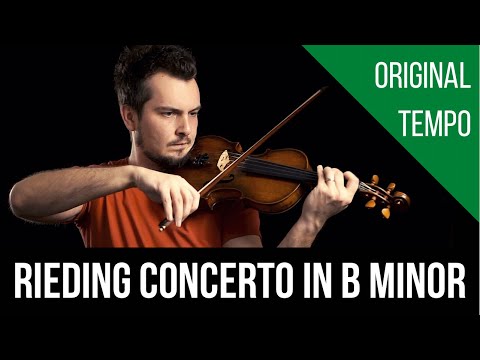 O. Rieding Concerto in B minor Op 35. 1st mov