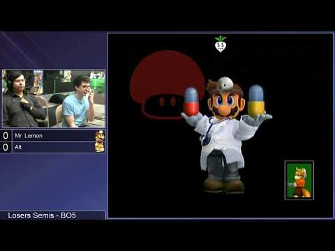 SG 20.7 SSBM - Mr. Lemon (Dr. Mario) vs. Alt (Fox) - Melee LSF