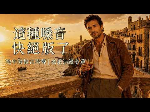 這種嗓音快要絕版了|地中海復古男聲歌曲合輯|午後咖啡館工作放鬆陪伴音樂|深夜&獨酌&閱讀BGM|Mediterranean Music Playlist