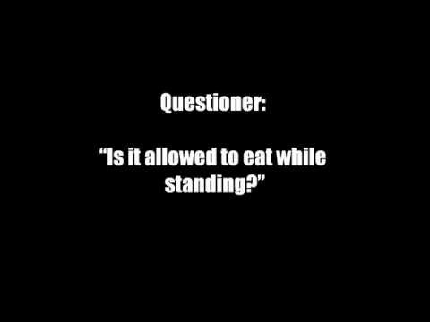 Eating While Standing Up | Sheikh Nasiruddin Al Albani رحمه الله