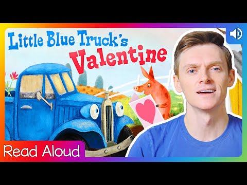 Little Blue Truck's Valentine 🚚🐸💜 Story Book for Kids - Children's Stories Read Aloud