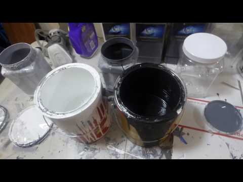 CHEAP DIY SCREEN PAINT MIXES VS OUR TECHNOLOGY ON PROJECTION SCREEN ON A 200 LUMEN PROJECTOR