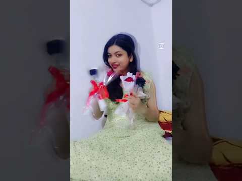 Single one flower bouquet 💐 My Instagram I'd🤗 Sweet touch by ipsita📩#song #love #bouquet #flowers