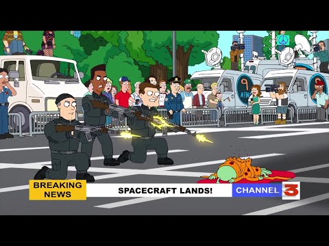 American Dad - Mankind has made contact with extraterrestrial life