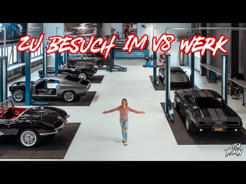 Zu Besuch im V8 Werk | Ford Mustang GT - Corvette C1 | Lisa Yasmin