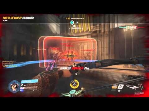 [Overwatch] Solarbuddy going INSANE (Hanzo 4k Clutch)