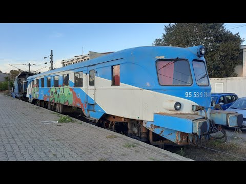 Prezentarea automotoarelor Malaxa clasa 78 în gara Constanța