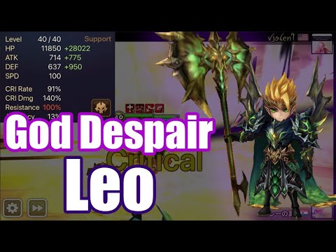 【Summoners War | Curry's RTA】The God Despair&Revenge Leo!