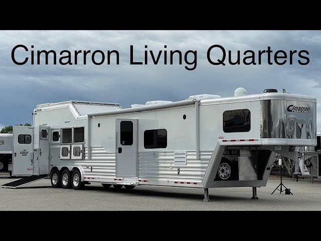 Preview image of Cimarron Norstar 4 Horse Gooseneck Living Quarters with Aire Ride - 5U221088 youtube video