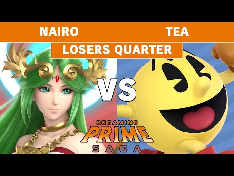 2GG: Prime Saga NRG | Nario (Palutena) vs Tea (Pacman) Losers Quarters - Smash Ultimate