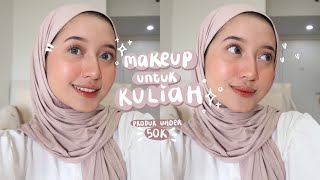 Download lagu MAKEUP KULIAH PAKAI PRODUK MURCE💖✨ | Pinkflash One Brand Makeup Tutorial mp3