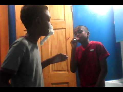 Young smokers these days...cut It out