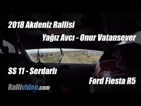 INCAR // 2018 Akdeniz Rallisi // Yağız Avcı - Onur Vatansever / Ford Fiesta R5 / ÖE 11 Serdarlı