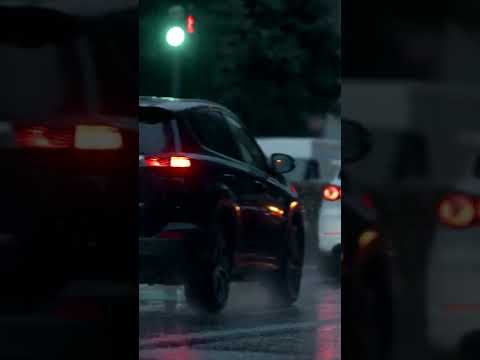 Road Traffic In The Rain Valencia #shorts #youtubeshorts #rainsounds #road #traffic #valencia