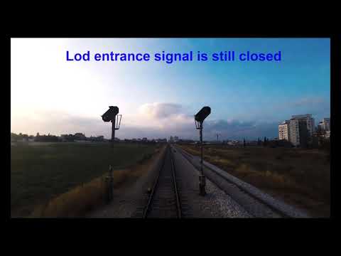 🚆  4K Cab view from Tel Aviv to Beer Sheva Israel