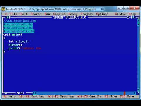 Basic Program In C In Tamil