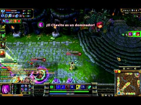 LOL Morgana vs Xerath OWNED in the FACE!! ROFL