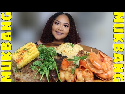 MEGA PRAWNS 16OZ HENNY BUTTER T-BONE STEAK | Shai...