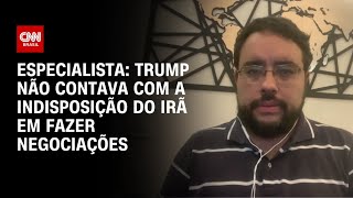 Vídeo: Trump não contava com a indisposição do Irã em fazer negociações, diz especialista | WW