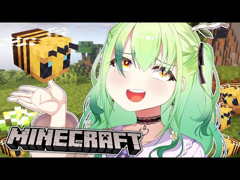 【MINECRAFT】 Fauna builds a honey farm to flood the server with thousands of bees