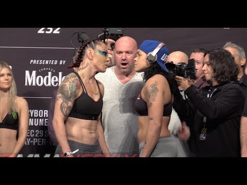 UFC 232 Ceremonial Weigh-Ins: Cris Cyborg vs Amanda Nunes