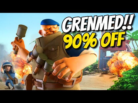 Boom Beach Grenadier Strategy! 90% off an Awesome Troop!