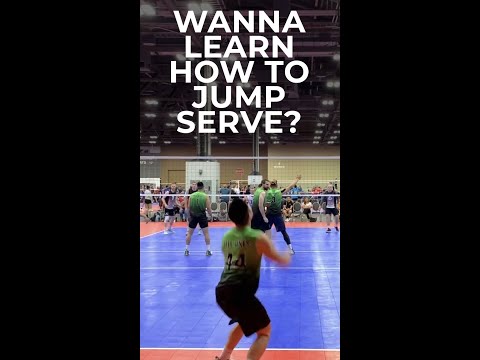 How To Jump Serve A Volleyball #shorts #volleyball