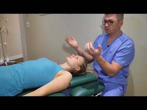 Osteopathic Manipulation Technique Demo - Mobilization + Myofascial Release NECK