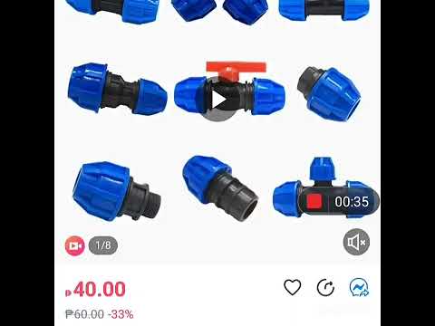 PE compression fittings kinds and installation