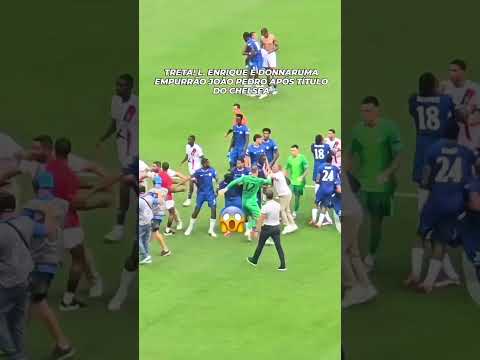 Luis Enrique appeared to hit Joao Pedro in the face🥶😱#fifacwc #chelsea #luisenrique #joaopedro