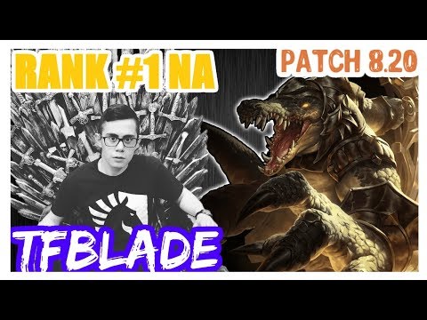 RENEKTON vs KLED | TF Blade | Renekton Top | Full Gameplay | LOL Patch 8.20