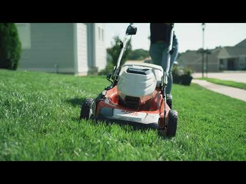 Stihl RMA 510 21 in. Push w/ (2) AP300S Battery & AL301 Charger in Saint Maries, Idaho - Video 2