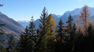 preview picture of video 'Downhill into the Puschlav valley by Bernina railway in November 2012'