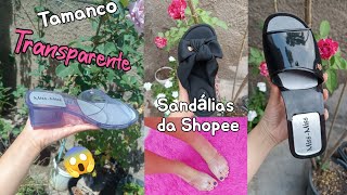 Tamanco transparente😱miss miss acrílico/Sandália ortopédica Modare da Shopee 👡