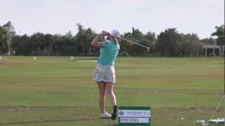 GOLF SWING 2012 - MORGAN PRESSEL IRON & DRIVER (PRACTICE RANGE) - DTL & SLOW MOTION - HQ 1080p HD