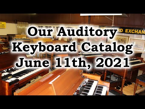 Our Auditory Keyboard Catalog June 11th, 2021