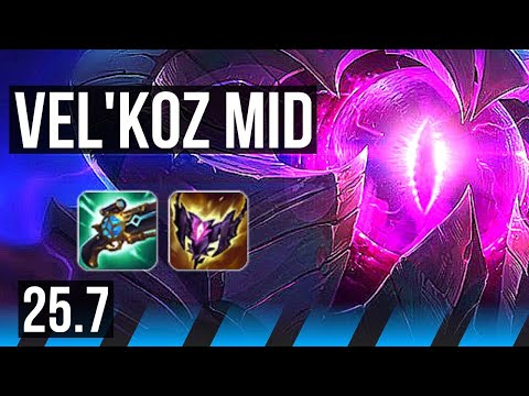 VEL'KOZ vs JAYCE (MID) | EUW Master | 25.7